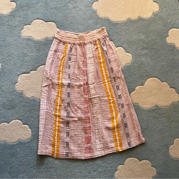 Ace&jig crayon midi skirt - handmade - 100% cotton- ooak- fits small-medium - Picture 3 of 9